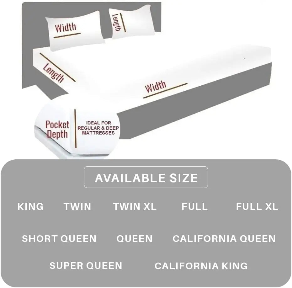 Pure Indulgence 100% Silk Satin 4-Piece Bedding Set