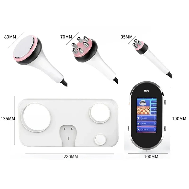 40K Ultrasonic Cavitation & RF EMS Machine – Body Slimming, Facial Lifting & Skin Tightening Beauty Device
