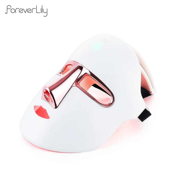 7-Color LED Light Therapy Face Mask – Wireless, Rechargeable & Vision-Friendly Design