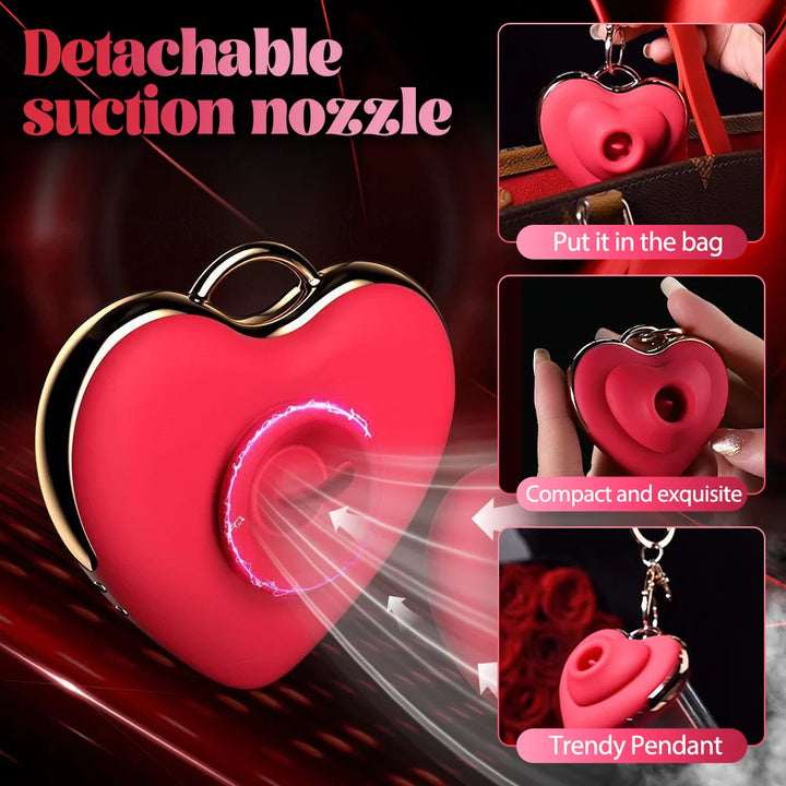 Vibrating Egg Clitoral Stimulator – Oral Sucking & Tongue Licking Vibrator with 10 Vibration Modes, Discreet Adult Toy for Women
