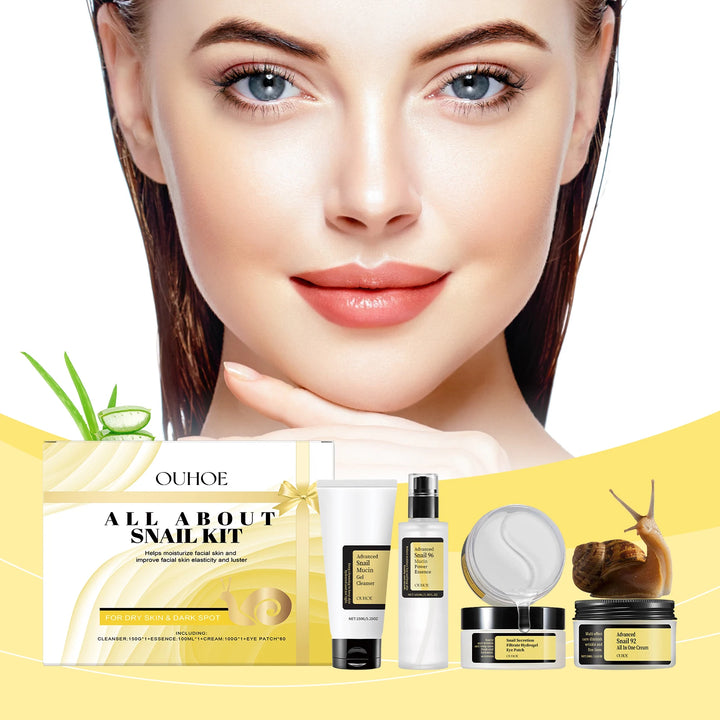 Radiance Renewal Snail Mucin Skin Care Set – Hydrate, Repair & Glow