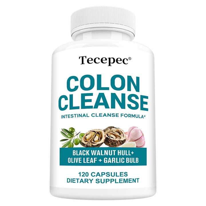 Bcuelov Colon Cleanse Detox Capsules – Supports Digestion, Intestinal Health & Metabolism – 120 Natural Capsules