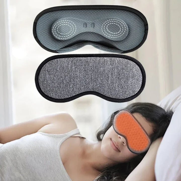 USB Steam Eye Mask Electric Heating Hot Compress Intelligent Heating Sleep Shading 3D Eye Protection Sleep mask eyes Vibrator