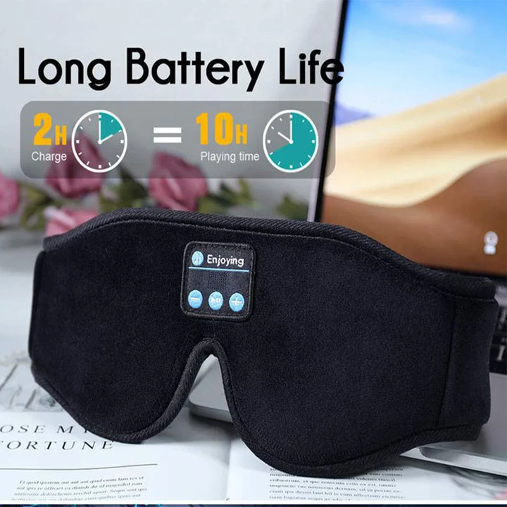 LunaDream Bluetooth Sleep Mask with Built-In HD Headphones