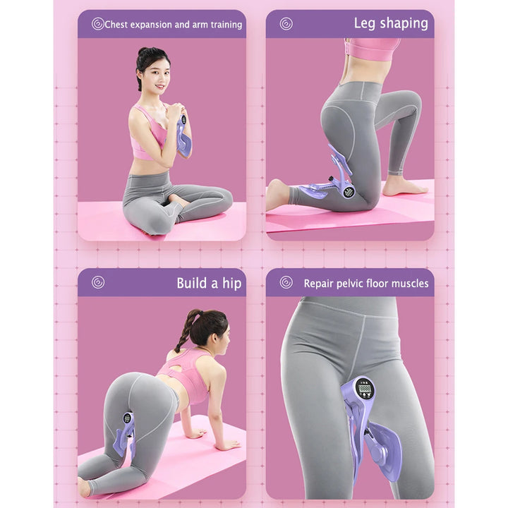 EmpowerSculpt Digital Thigh & Pelvic Floor Trainer – Adjustable Strength with Smart Reps Counter