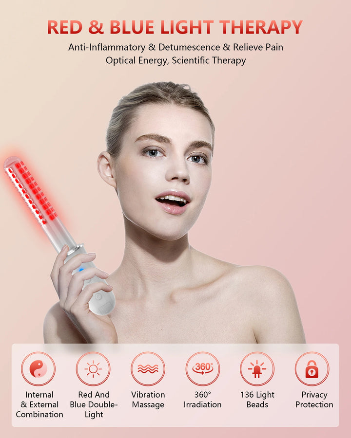 KTS Vaginal Vibrator – Wireless Vaginal Massager with Red Light Therapy | Vaginal Tightening, Vaginitis Relief & Pelvic Health Device