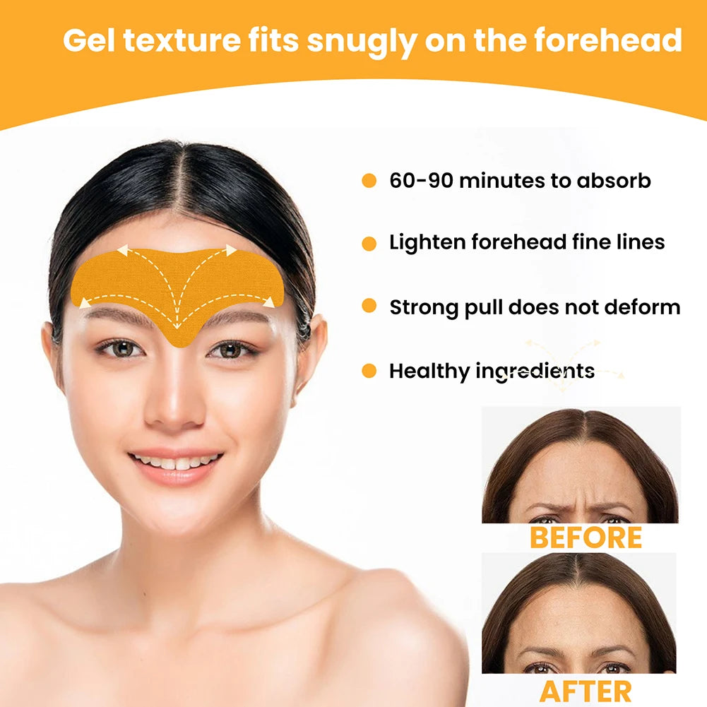 EmpowerEase Collagen Forehead Wrinkle Patches – Smoothing, Lifting & Anti-Aging Care (10-Pack)