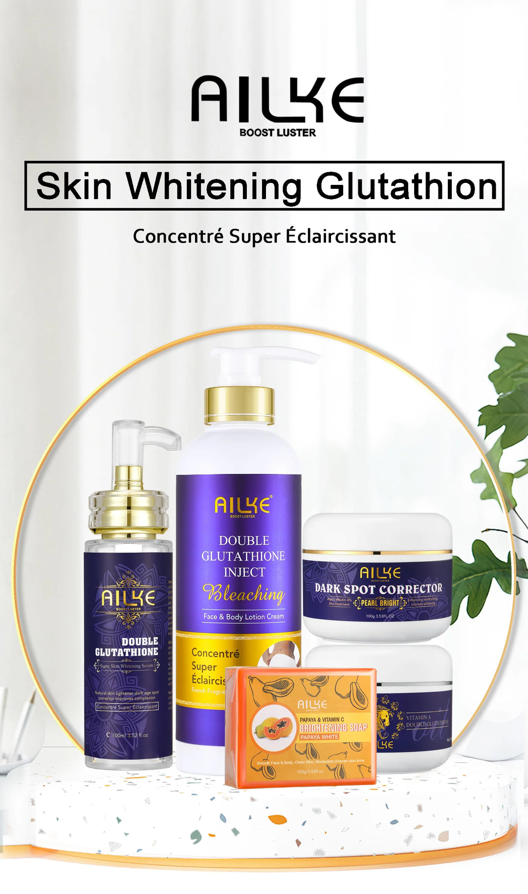 RadiantClarity Double Glutathione Skin Brightening Ritual Set