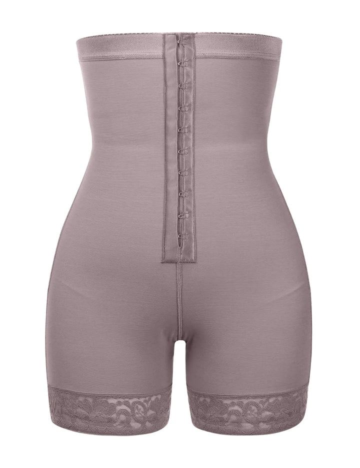 3-in-1 Lace Butt Lifter Corset – High-Waist Tummy Control Shapewear