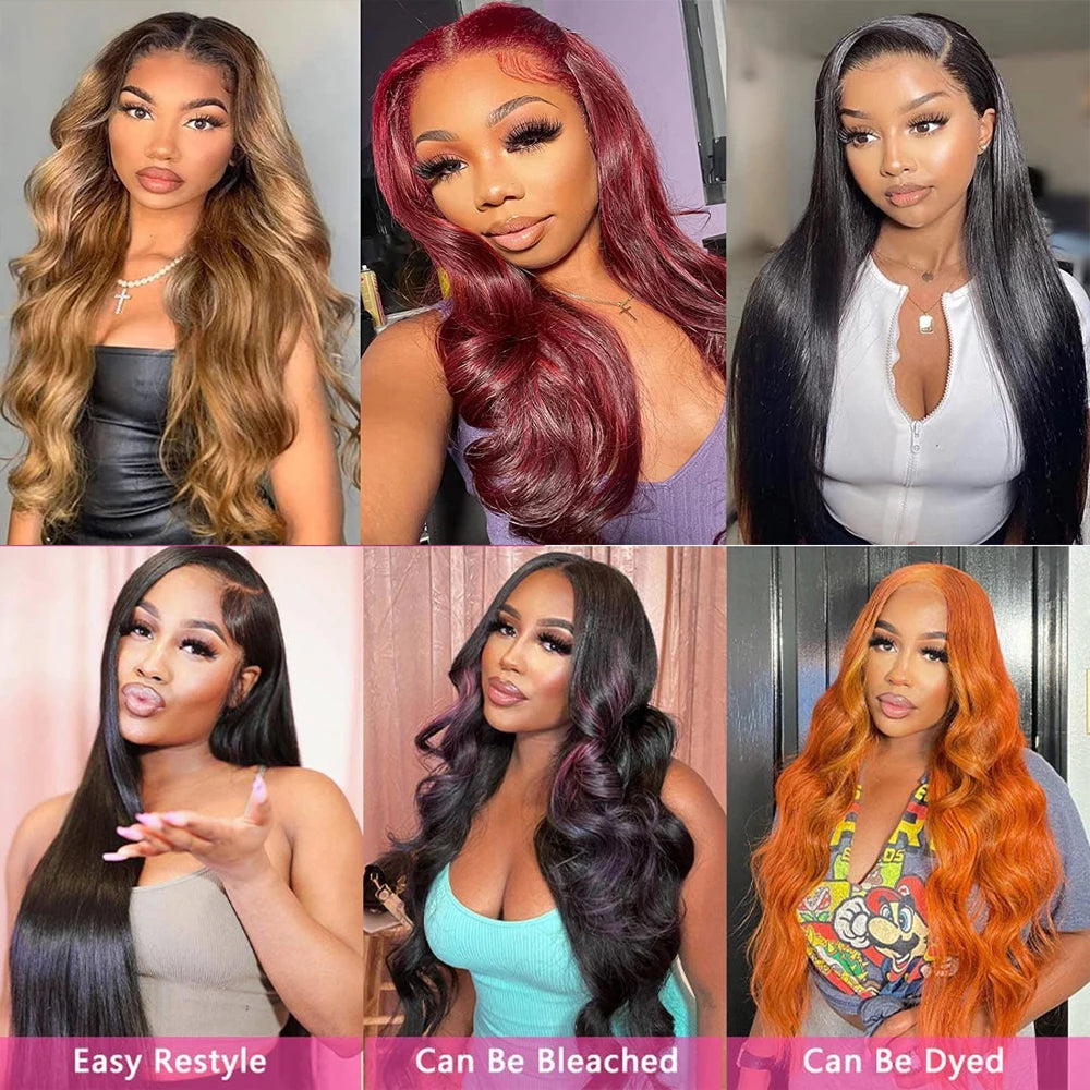 Empower Length 36" Body Wave HD Lace Wig – Brazilian Human Hair, 180% Density