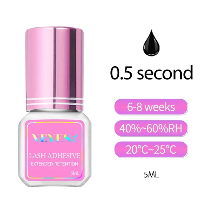 PowerHold Pro Lash Adhesive – 5ml Fast-Drying Formula