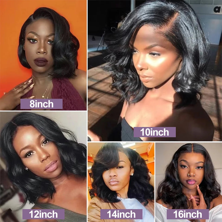Grace Wave Lace Wig – Glueless Body Wave Bob in Remy Human Hair