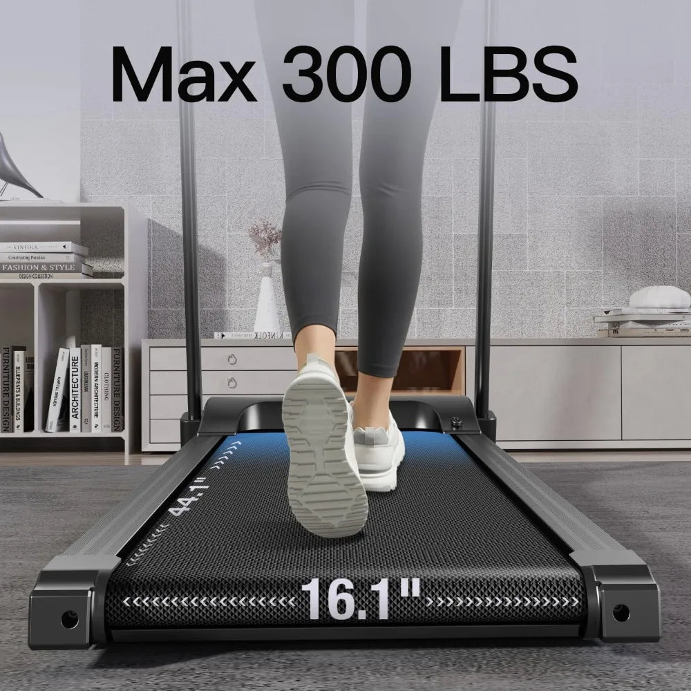 EmpowerStride Foldable Incline Treadmill with Pulse Sensors & Bluetooth