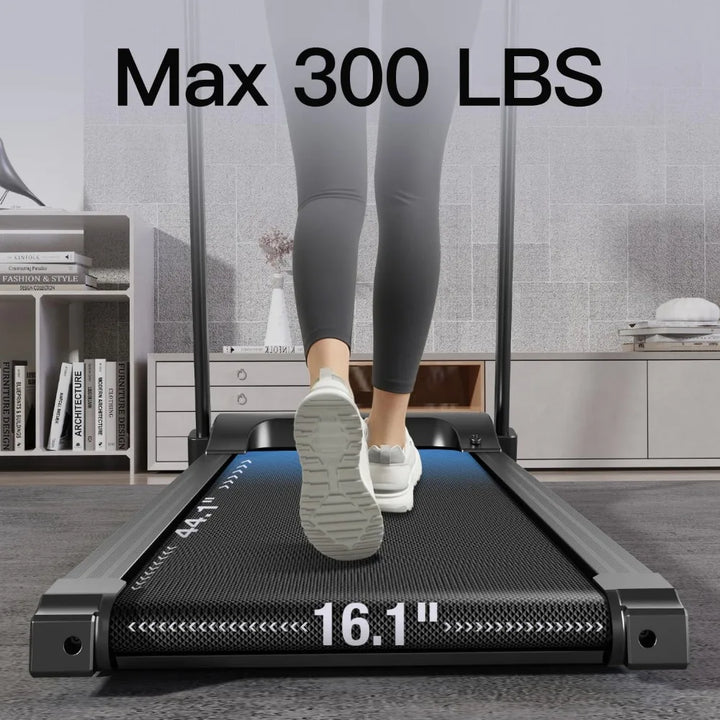 EmpowerStride Foldable Incline Treadmill with Pulse Sensors & Bluetooth