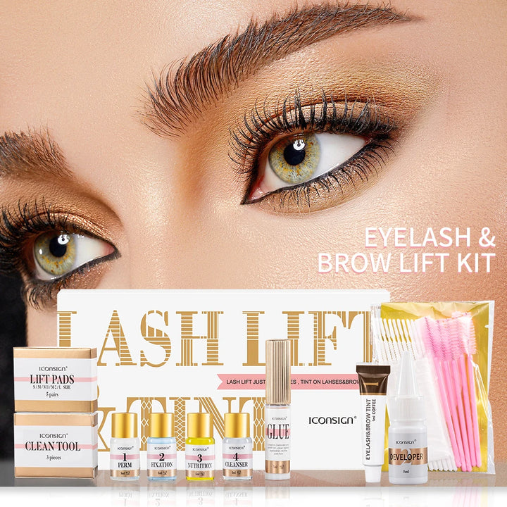 LuxeLash & Brow Tint + Lift Kit – Long-Lasting Curl & Color Enhancer (25–35 Days)