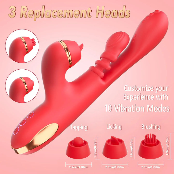 Joyoxia™ 5-in-1 G-Spot & Clitoral Vibrator – Ultimate Pleasure, Personalized Power