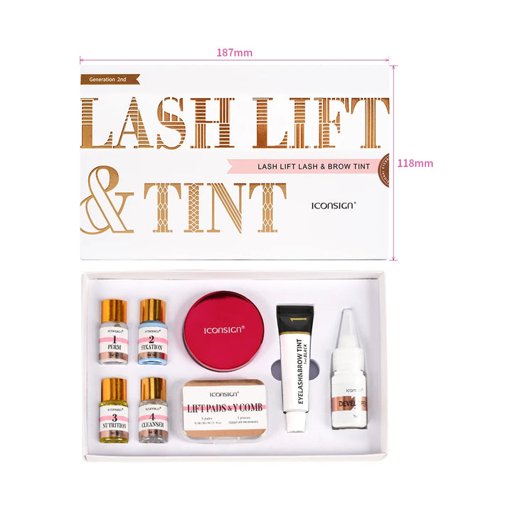ICONSIGN Lash Lift & Brow Tint Kit – Salon Results from Home