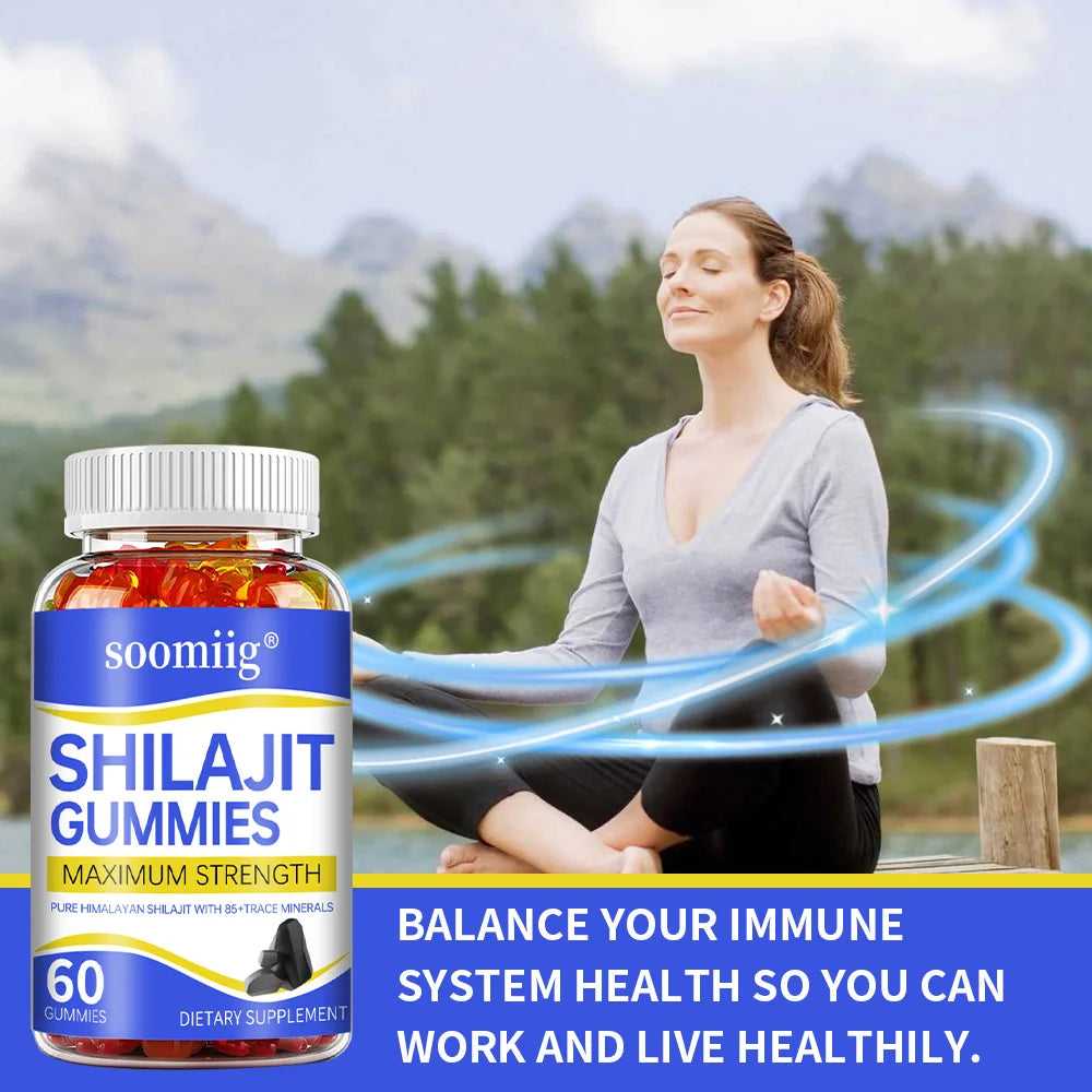 Taoters Shilajit Capsules – 60ct Natural Energy, Mental Clarity
