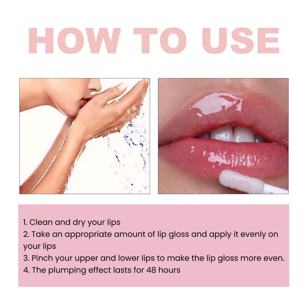 EELHOE Lip Enriching Essence – Plumps, Hydrates & Smooths – With Vitamin E, Jojoba Oil & Hyaluronic Acid – 4ml