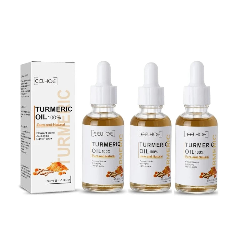 Turmeric Radiance Repair Serum Trio – Brighten, Hydrate & Revive Dull Skin