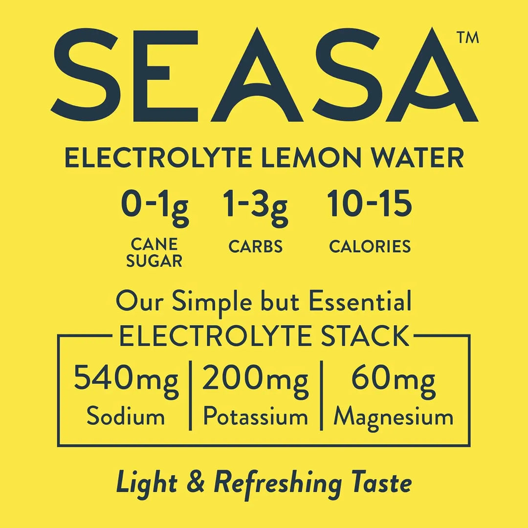 BMAD Electrolyte Lemon Water – Clean Hydration & Replenishment (16.9 oz, Pack of 12)