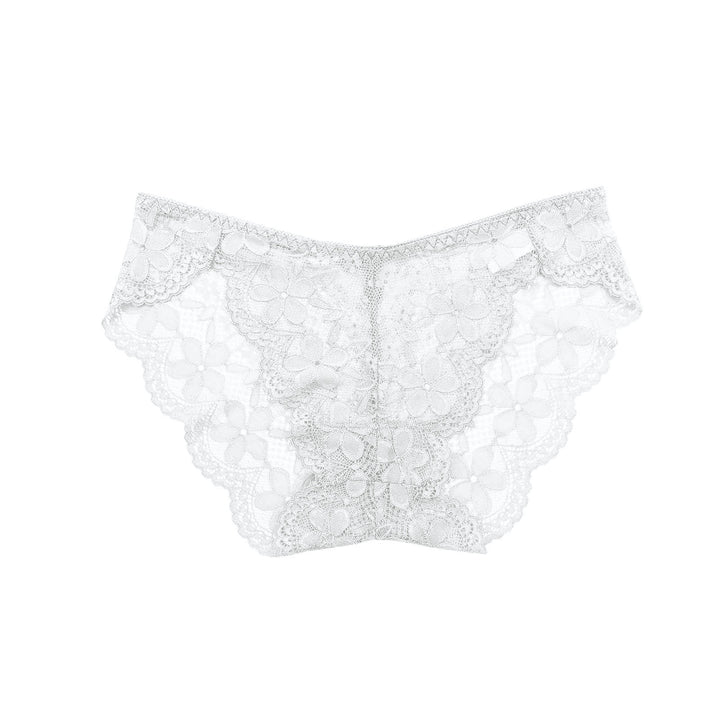 Sexy Lace Breathable Panties – Soft Transparent Mid-Rise Briefs for Women
