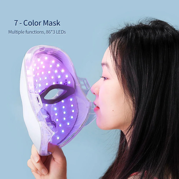 LumaGlow 7-Color LED Facial Therapy Mask