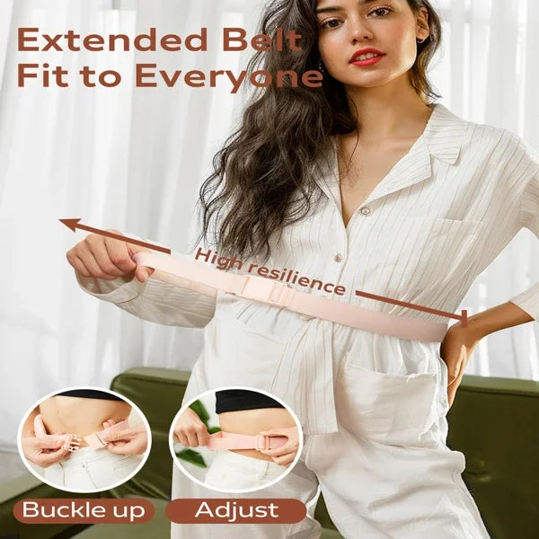 Portable Electric Heating Pad with Massage – USB Rechargeable & Adjustable Waist Bel