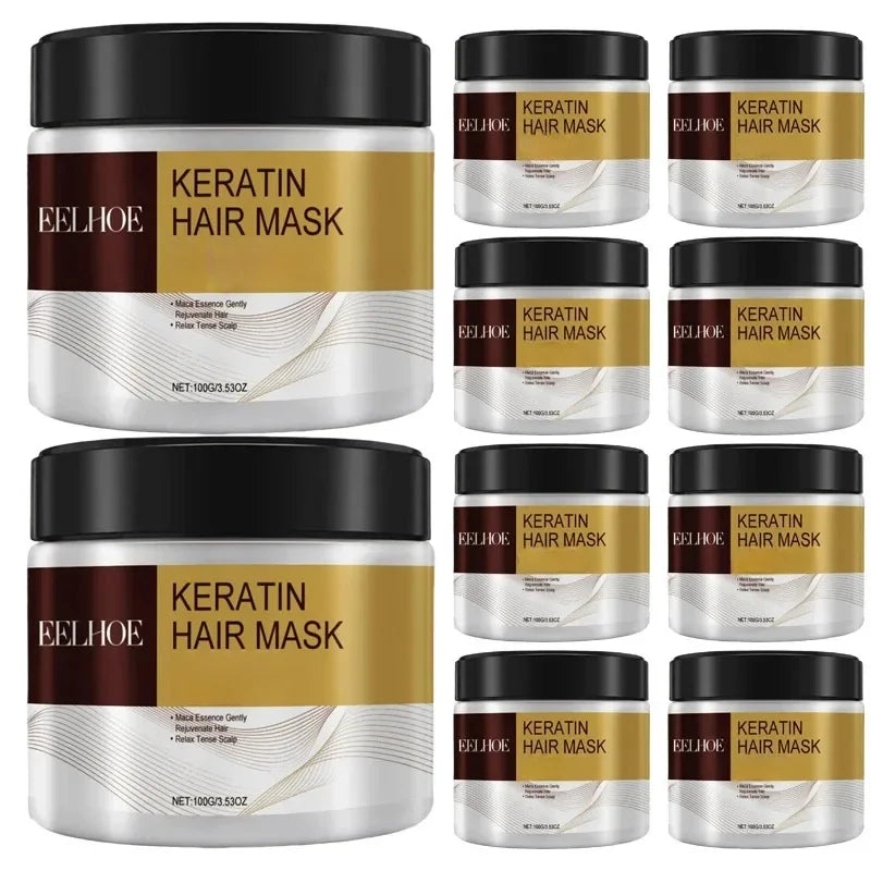 Keratin Rescue Hair Mask – Smooth, Repair & Shine (1/3/5/10pcs)