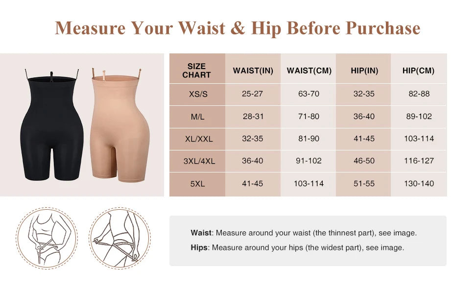 Seamless High-Waist Waist Trainer & Butt Lifter Shapewear – Tummy Control Slimming Panties