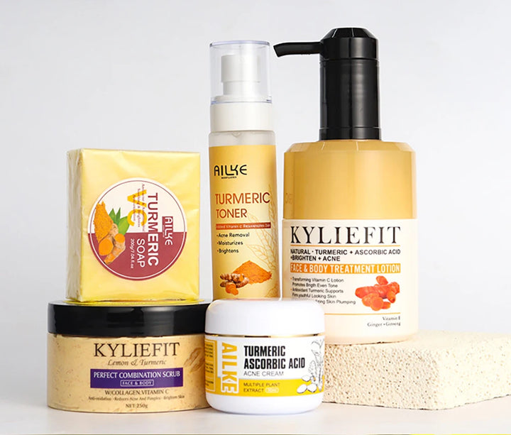 Radiance Revival Turmeric Skincare Set – Brighten, Hydrate & Even Tone