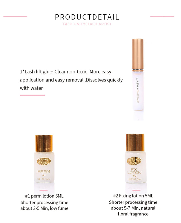 LuxeLift Eyelash Perm Kit – At-Home Lash Lifting & Curling System