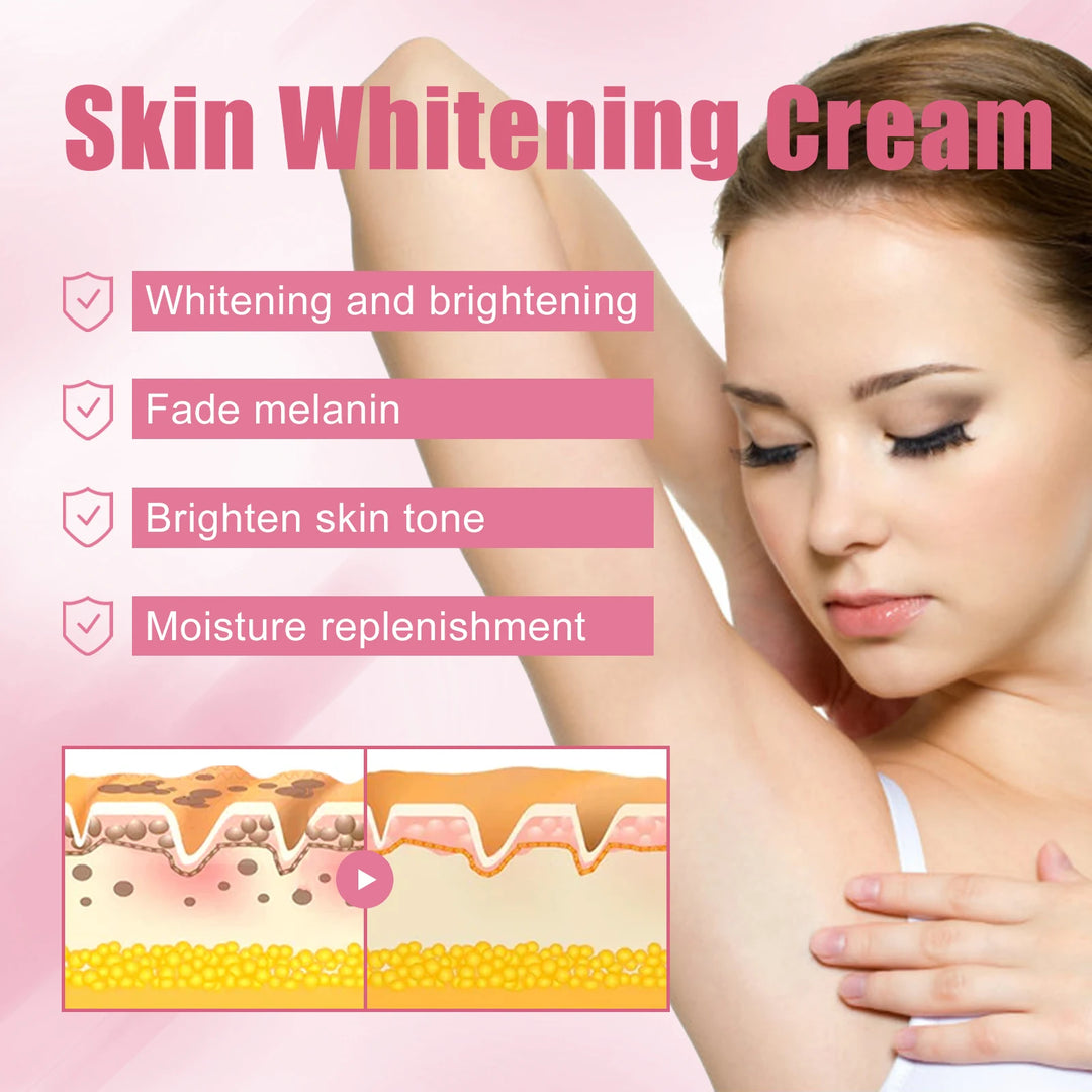 OUHOE Radiance+ Body Whitening Cream – Brighten, Firm & Nourish from Head to Toe