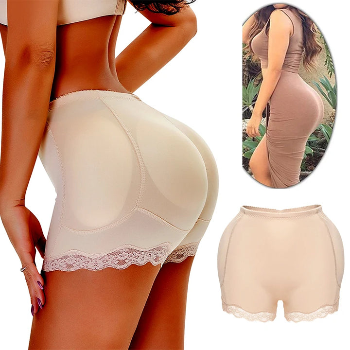Padded Butt & Hip Shapewear for Women – Butt Lifter Panty with Removable Pads