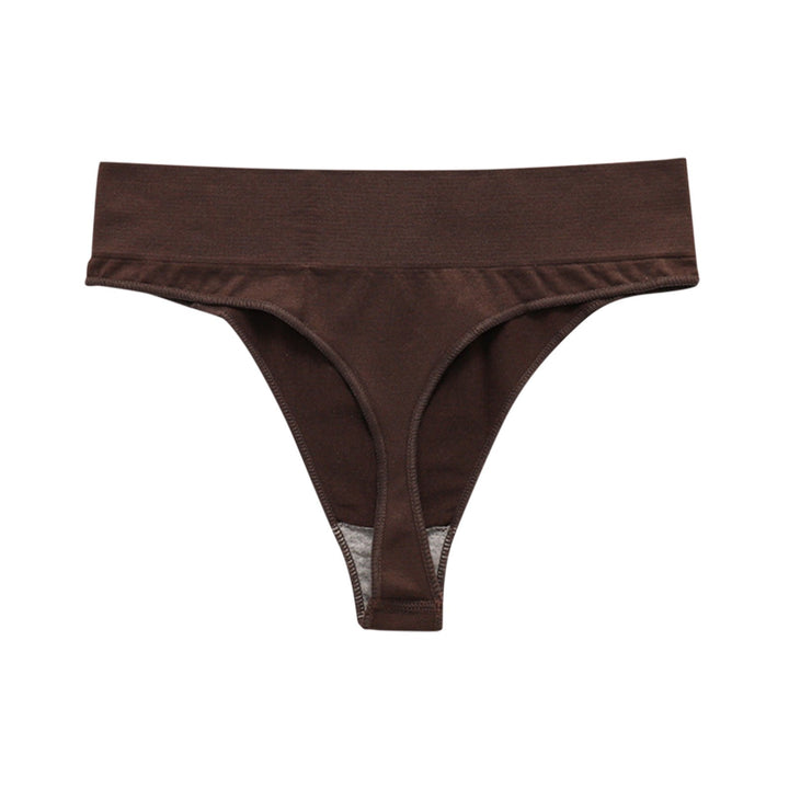 Seamless Breathable High-Rise Thong – Ultra-Comfortable Invisible Panties for Women