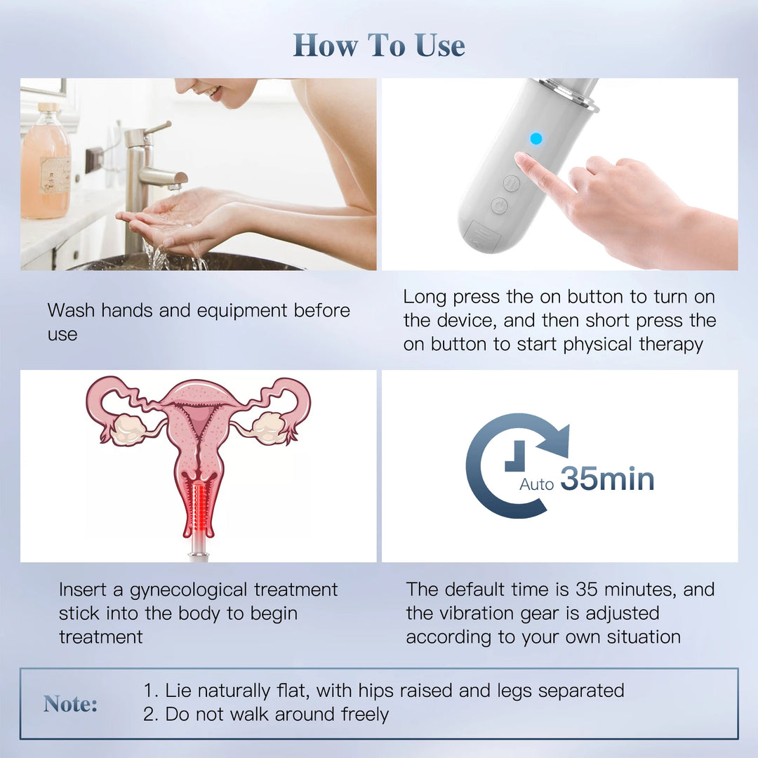 KTS Vaginal Vibrator – Wireless Vaginal Massager with Red Light Therapy | Vaginal Tightening, Vaginitis Relief & Pelvic Health Device