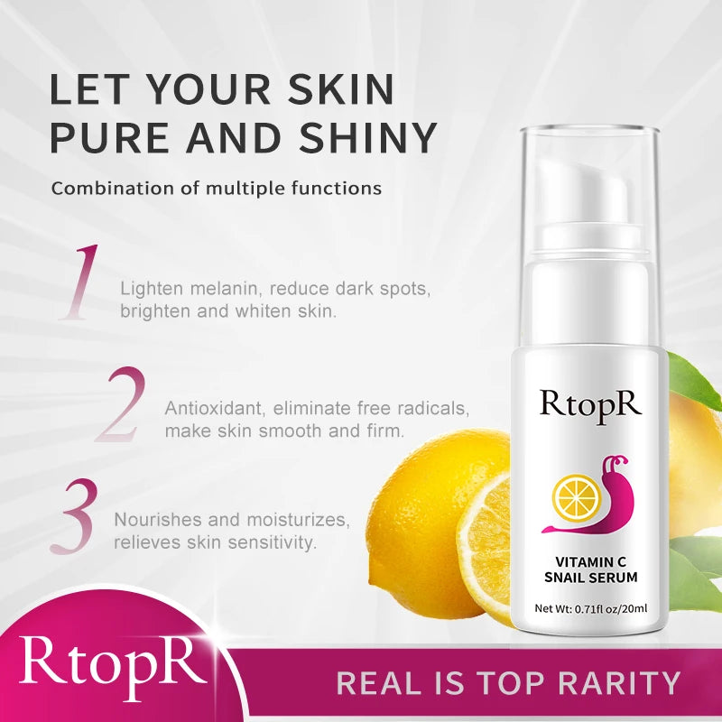 Radiant Renewal Serum – Vitamin C & Snail Essence Firming Elixir