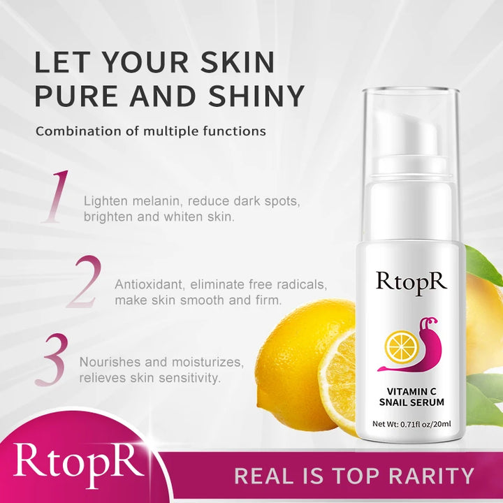 Radiant Renewal Serum – Vitamin C & Snail Essence Firming Elixir