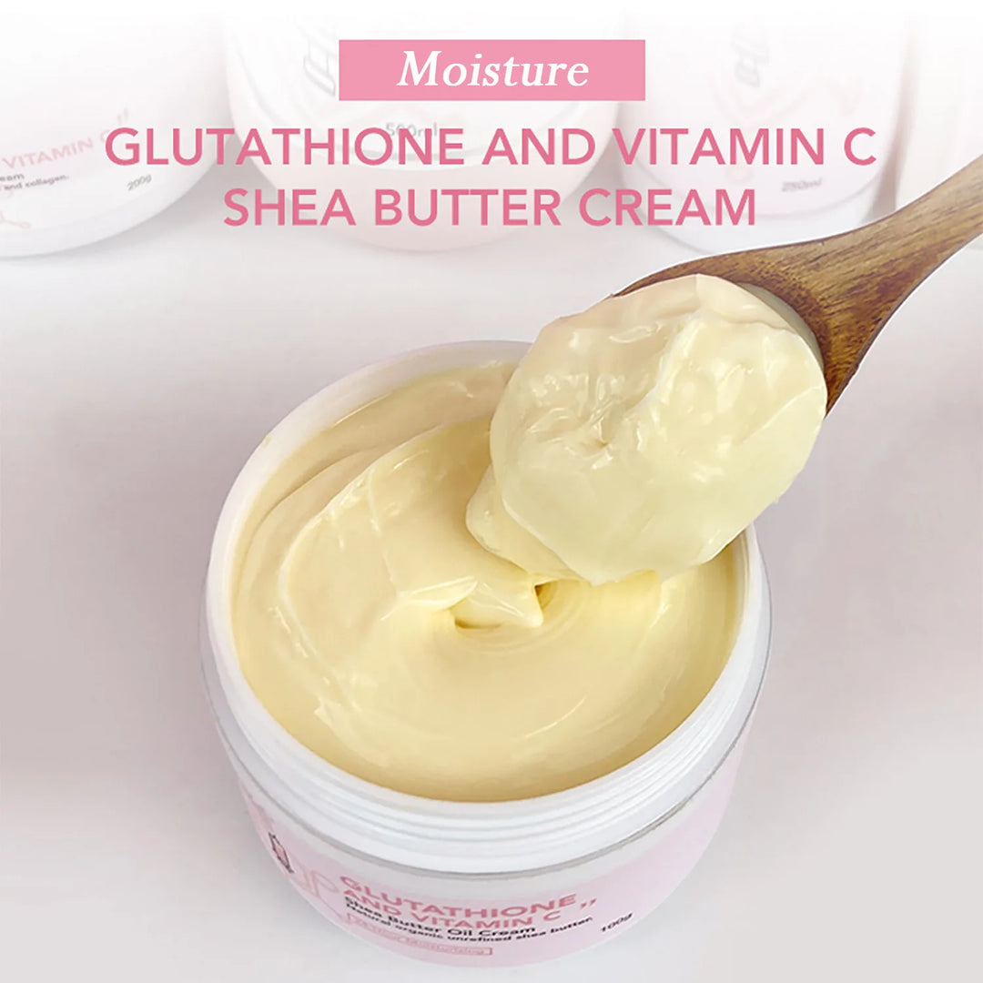 AILKE Glutathione Whitening & Brightening Cream – Deep Moisture for Face & Body, Fades Dark Spots & Evens Skin Tone
