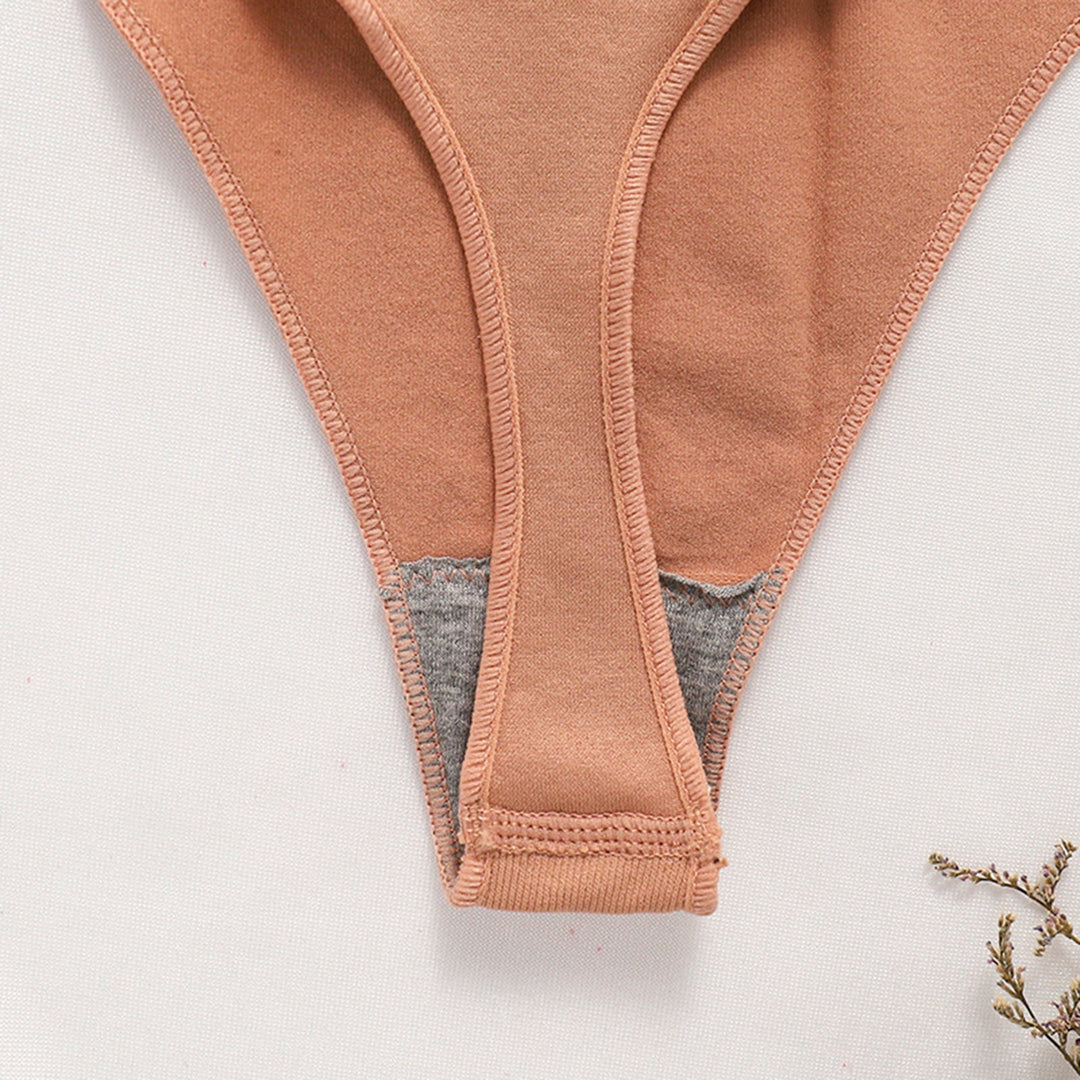 Seamless Breathable High-Rise Thong – Ultra-Comfortable Invisible Panties for Women