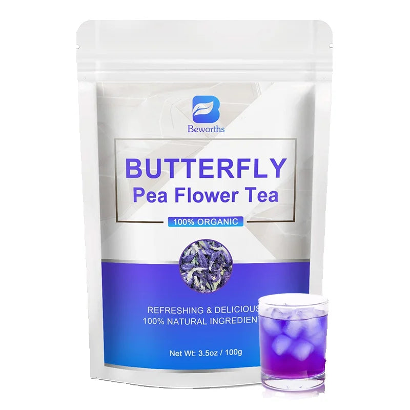 EmpowerEase Butterfly Herb Beauty & Immunity Powder – 100% Natural, 50g