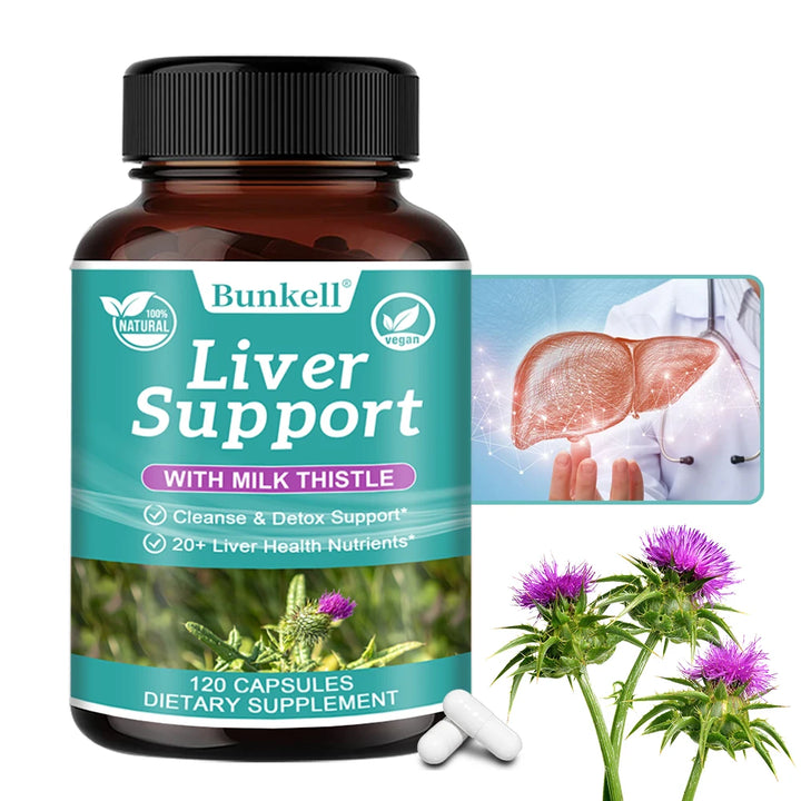 Bunkell Advanced Liver Detox Capsules – 120ct