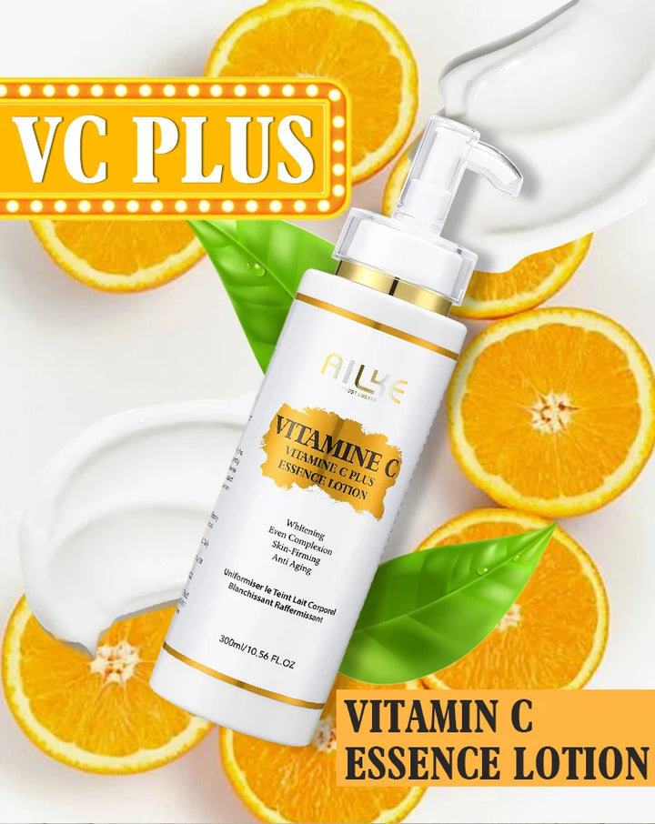 AILKE Vitamin C & E Organic Skin Care Kit – 4-in-1 Brightening Body Set