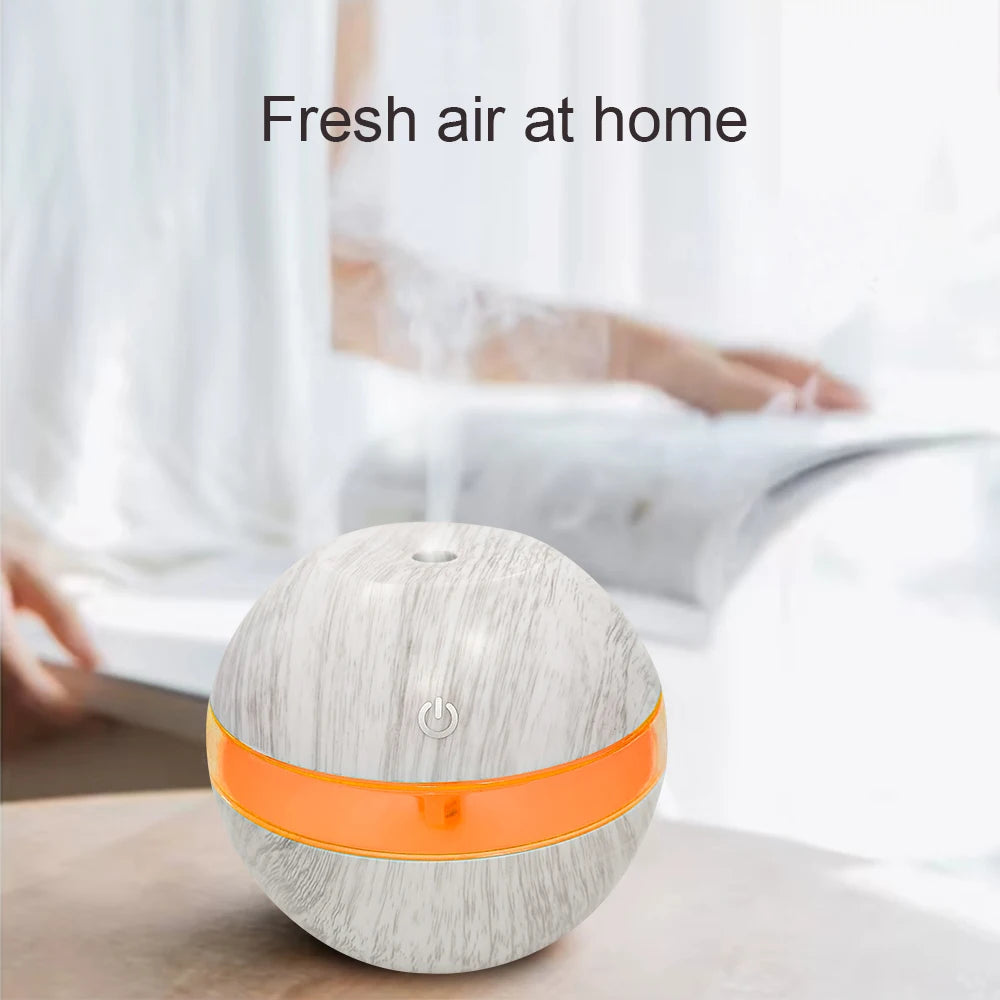 Diffuser Premium Aromatherapy Gift Set  Modern 300ml Humidifier Diffuser with Touch Panel & LED Color Changing Base