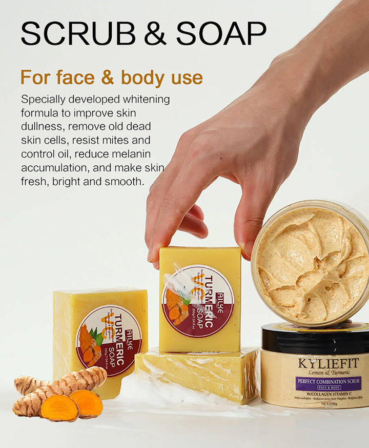 Radiance Revival Turmeric Skincare Set – Brighten, Hydrate & Even Tone