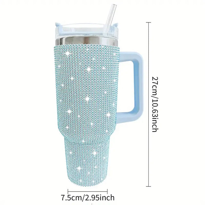 GlamHydrate 40oz Luxe Studded Tumbler