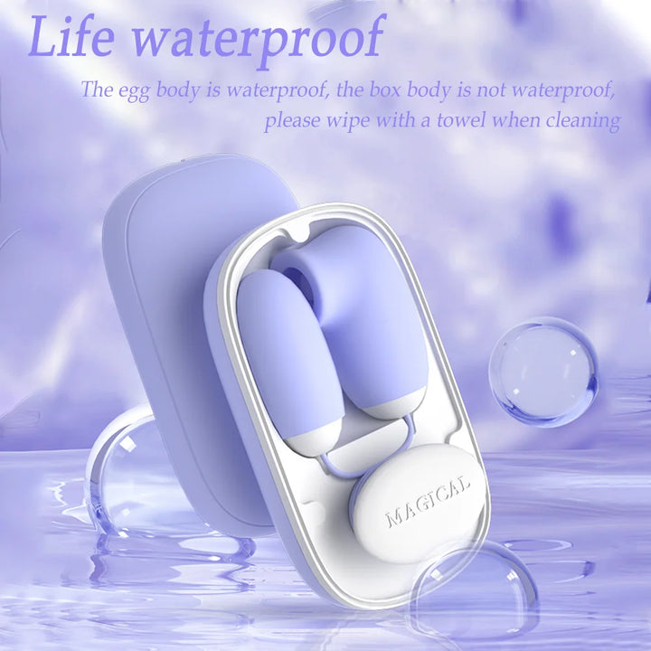 Clitoral Sucking Vibrator & Vibrating Egg – 2-in-1 G Spot, Nipple & Clitoris Stimulator with 12 Modes, USB Rechargeable