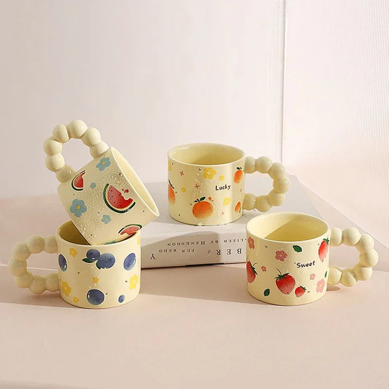 BlossomSip Japanese Fruit Mug