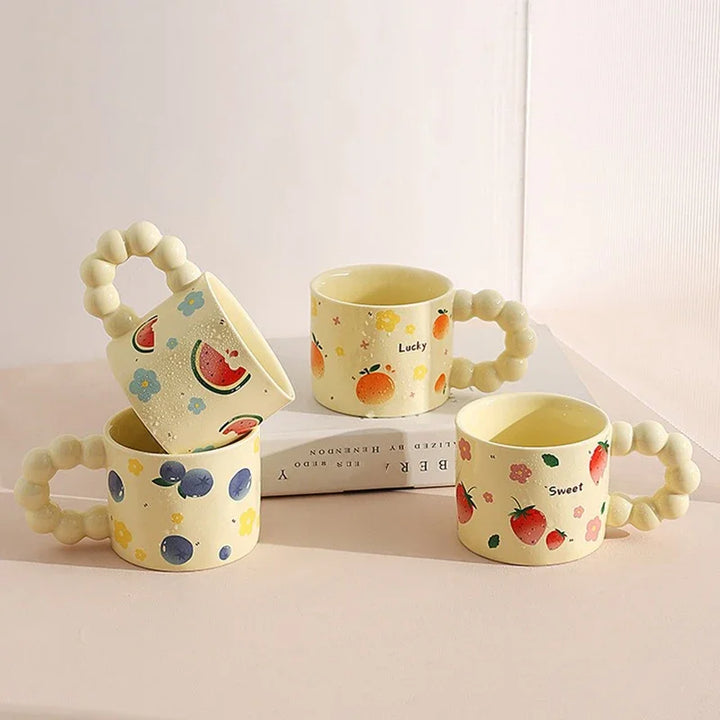 BlossomSip Japanese Fruit Mug