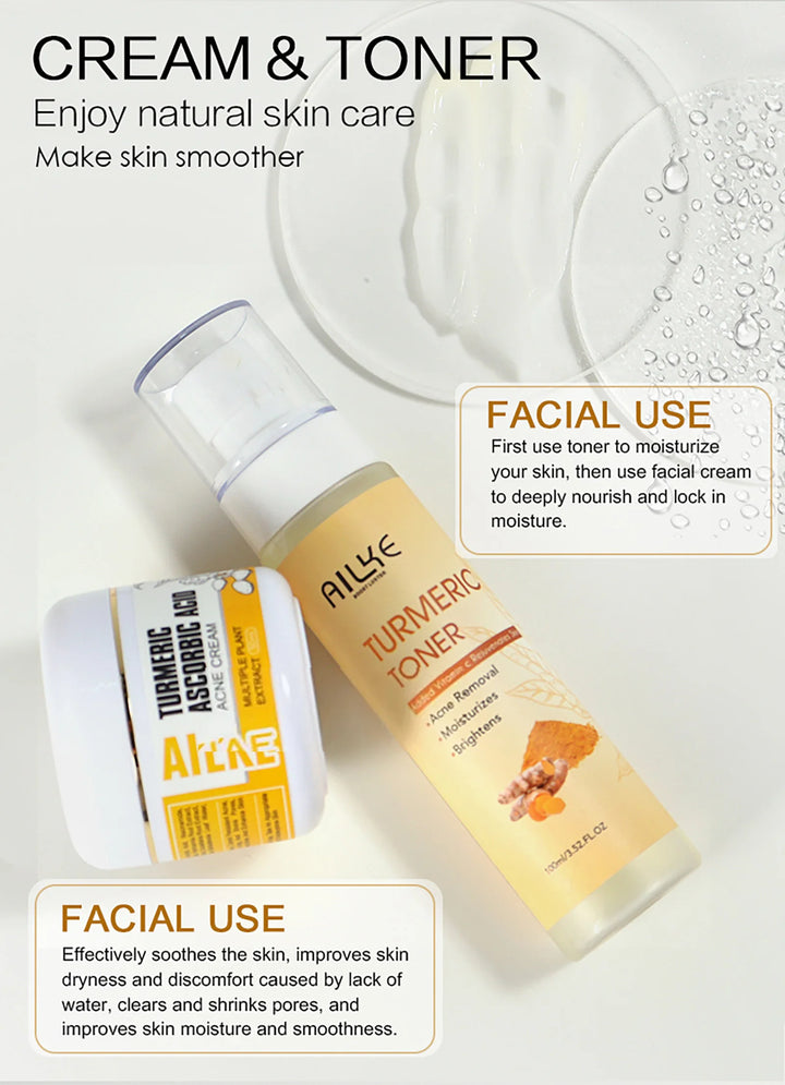 Radiance Revival Turmeric Skincare Set – Brighten, Hydrate & Even Tone